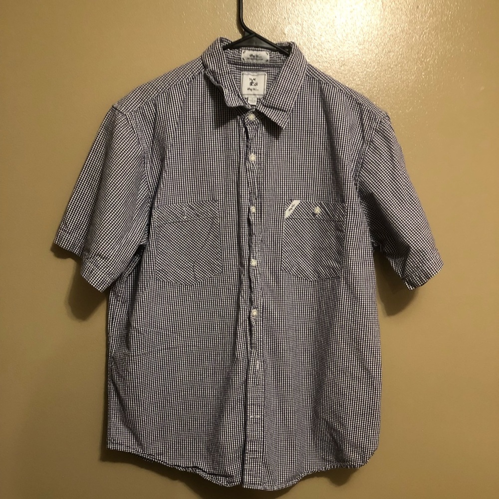 MENS LRG BUTTON UP SHIRT